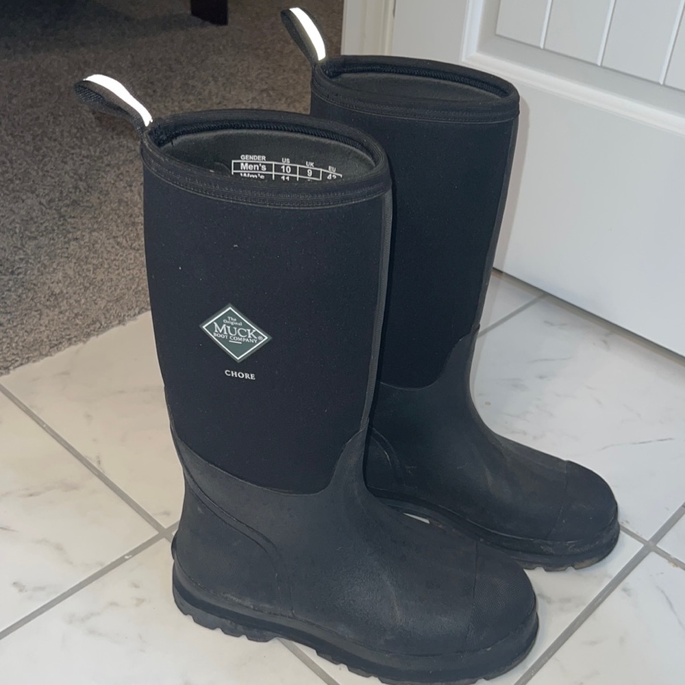 Muck boots!